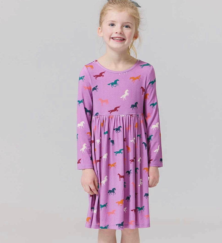 pink chicken horse dress Pink Chicken Autumn Dress
