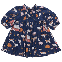 Load image into Gallery viewer, Girls Stevie Puff Sleeve Dress - On The Farm