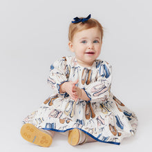 Load image into Gallery viewer, Baby Girls Amma Dress Set - Ballet Slippers