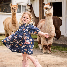 Load image into Gallery viewer, Girls Stevie Puff Sleeve Dress - On The Farm