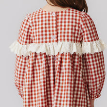 Load image into Gallery viewer, Girls Dixie Dress - Pony Gingham