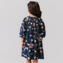 Load image into Gallery viewer, Girls Stevie Puff Sleeve Dress - On The Farm