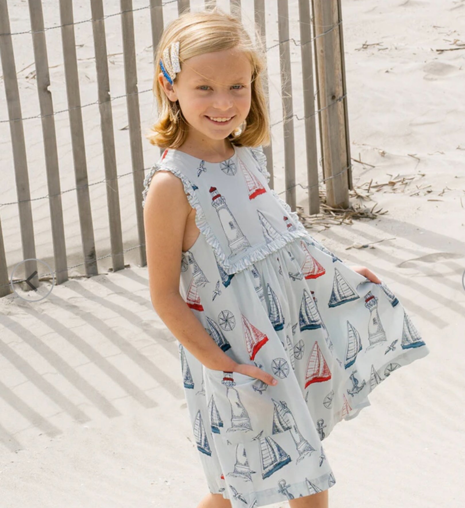 open lace back dress Pink Chicken Nautical Adventure Dress – The Rainbow Connection