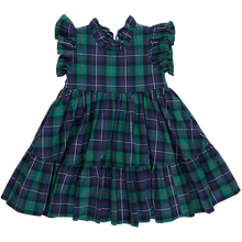 Load image into Gallery viewer, Girls Jennifer Dress - Green Tartan