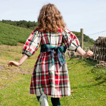Load image into Gallery viewer, Girls Ruby Dress - Holiday Tartan