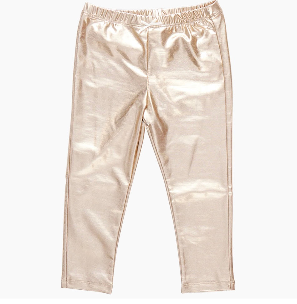 Pink Chicken Shimmer Leggings