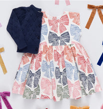 Load image into Gallery viewer, Pink Chicken Navy Sweater
