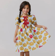 Load image into Gallery viewer, Pink Chicken Girls Golden Apple Dress
