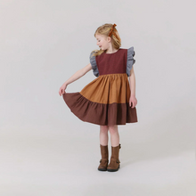 Load image into Gallery viewer, Pink Chicken Mixed Check Dress
