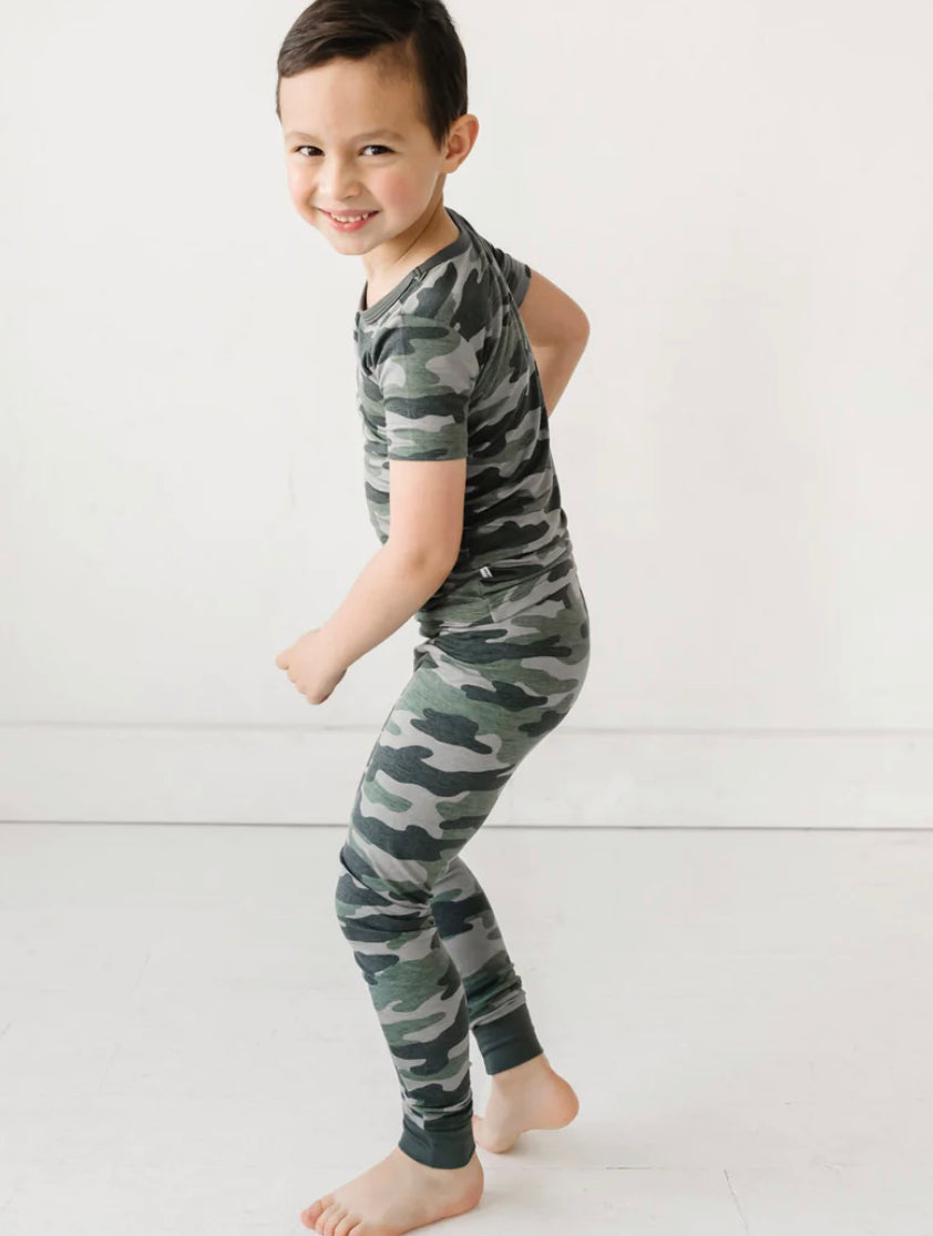 Little 2024 sleepies camo zippy