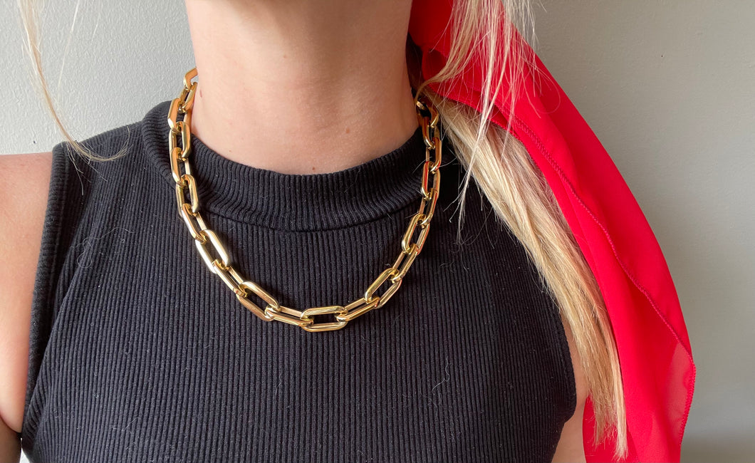 Bracha gold chunky chain